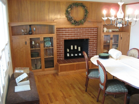 1970's suburban conversion to Bungelow style in Cherry | Living Room