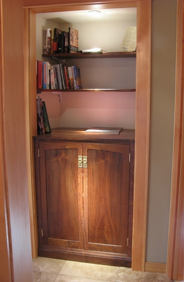 Black Walnut Display Cabinet | Home Office