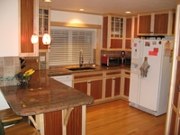 Turner  Maple / Makore Craftsman Kitchen