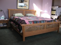 Cherry Mission Style Bed